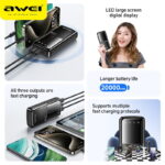 Awei P13K 22.5W PD Powerbank 20000mAh Fast Charging - Image 2