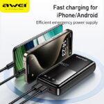 Awei P13K 22.5W PD Powerbank 20000mAh Fast Charging - Image 3